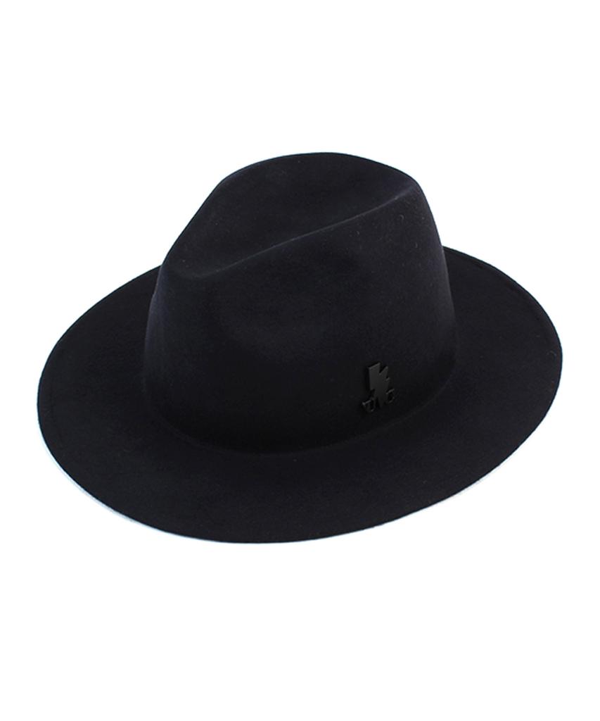 Yunibeosyeolkemiseuteuli Basic Navy Wool Fedora