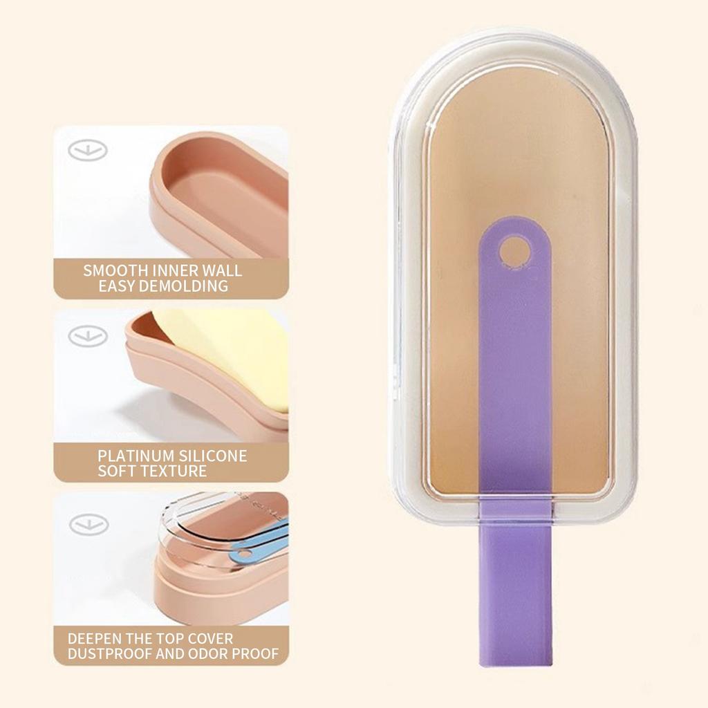 Summer Homemade Ice Cream Molds With Easy Demolding And LIDS, Food-grade Silicone Molds, Household Ice Lolly And Cheese Stick Molds.