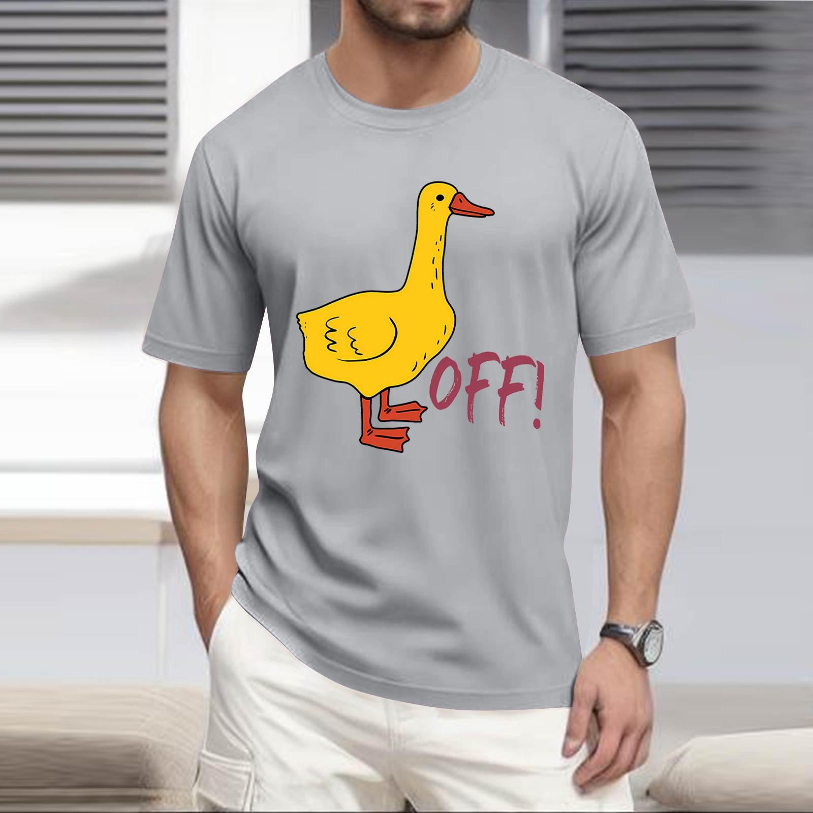 

Летняя мужская популярная футболка с круглым вырезом и коротким рукавом с принтом L