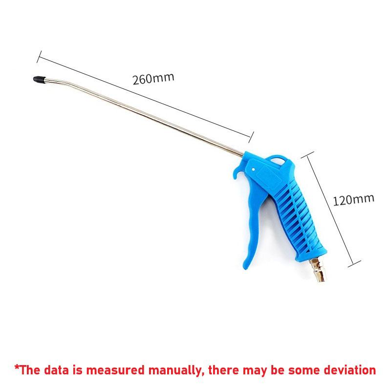 Ergonomic Air Blow Gun High Pressure Dust Cleaner Handheld Pneumatic Tool for Household Workshop Car Use