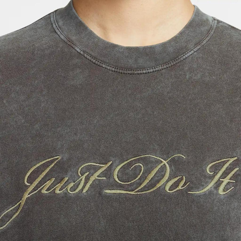 Nike Sportswear Minimalist Fashion Versatile Classic Distressed Breathable Short Sleeve Regular T-Shirt Women Tops FZ4886-237