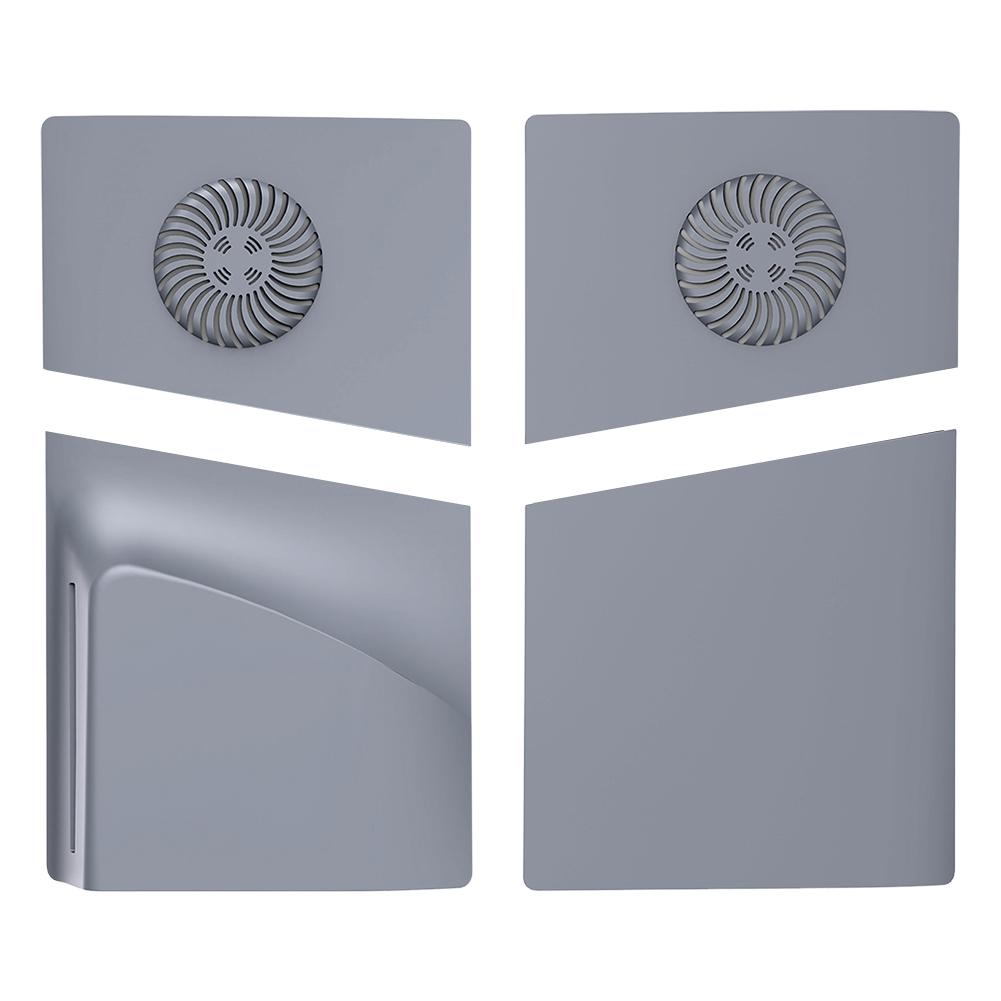 Für PS 5 Pro Face Plate Konsolenabdeckung Kratzfester Hartschalenkoffer aus Kunststoff mit Lüftungsschlitz für PlayStation5 Pro Disc/Digitale Edition