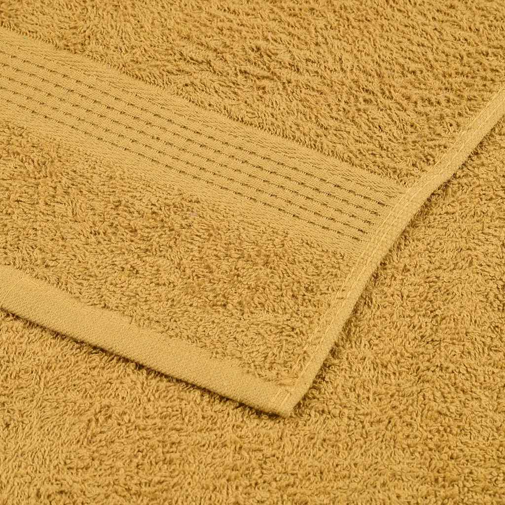8 Piece Towel Set FROGN Gold 360 g m²