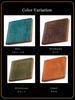Fabrizio Geldbörse für Herren und Münzbeutel Leicht herzustellen aus echtem italienischem Leder von Top Leather YKK Reißverschluss Ultradünn Damen, Bifold, Schlank, Portemonnaie, Verwendung,