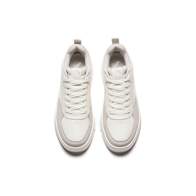 New Anta Milk Lid 2 Anti Slip Wear Resistant Low Top Skateboard Shoes Men's White Gray 912348080-6