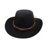 American French Jazz Hat Cowboy Hat Men'S And Women'S Top Hat Ethnic Style Spring And Summer High Sense Imitation Suede Western