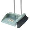 Indoor/Outdoor Broom and Dustpan Set with Magic Silicone Bristles