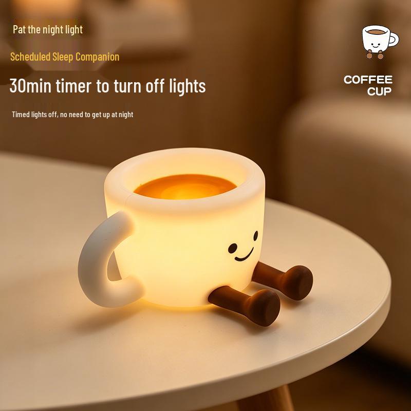 Magnetic Silicone Tap Lamp: Creative Night Light for Children's Bedroom