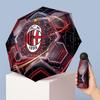 AC Milan Pattern Printed Mini 5 Folds 8 Ribs Compact Umbrella Windproof Waterproof Lightweight Portable Folding