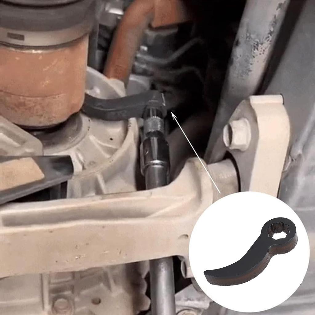 Pry Bar Wrench Adapter Head for Drive Pry Wrench CRV Steel Pry Bar Adapter Head for Various Pry Bars and 3/8-Inch Tools, Tools, 9.5x1.5cm / 3.75x0.6in