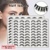 30 Pairs of Fluffy, Spiky, Dense 3D5D False Eyelashes, European & American Style