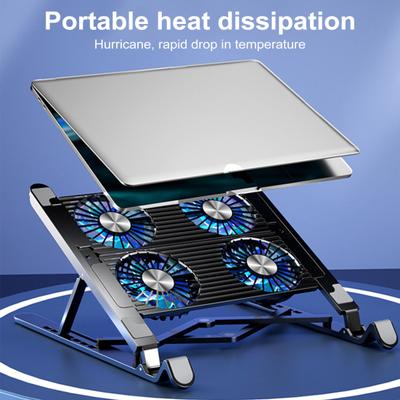 Laptop-Kühler, Computer-Halterung, höhenverstellbar, dreieckige Struktur, hohe Stabilität, starker Luftstrom