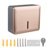 Wall Mount Paper Towel Dispenser Multifold Hand Towel Tissue Holder with Key Lock for Bathroom Kitchen Bedroom