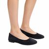 Women's Pointed Toe Flat Shoes Slip On Ballet Style Low Heel Casual Comfortable Soft Material Footwear
