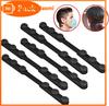 10pcs Mask Holder Adjustable Anti-slip Mask Extension Silicone Strap with Buttons Relieve Ear Pain Protection Artifact