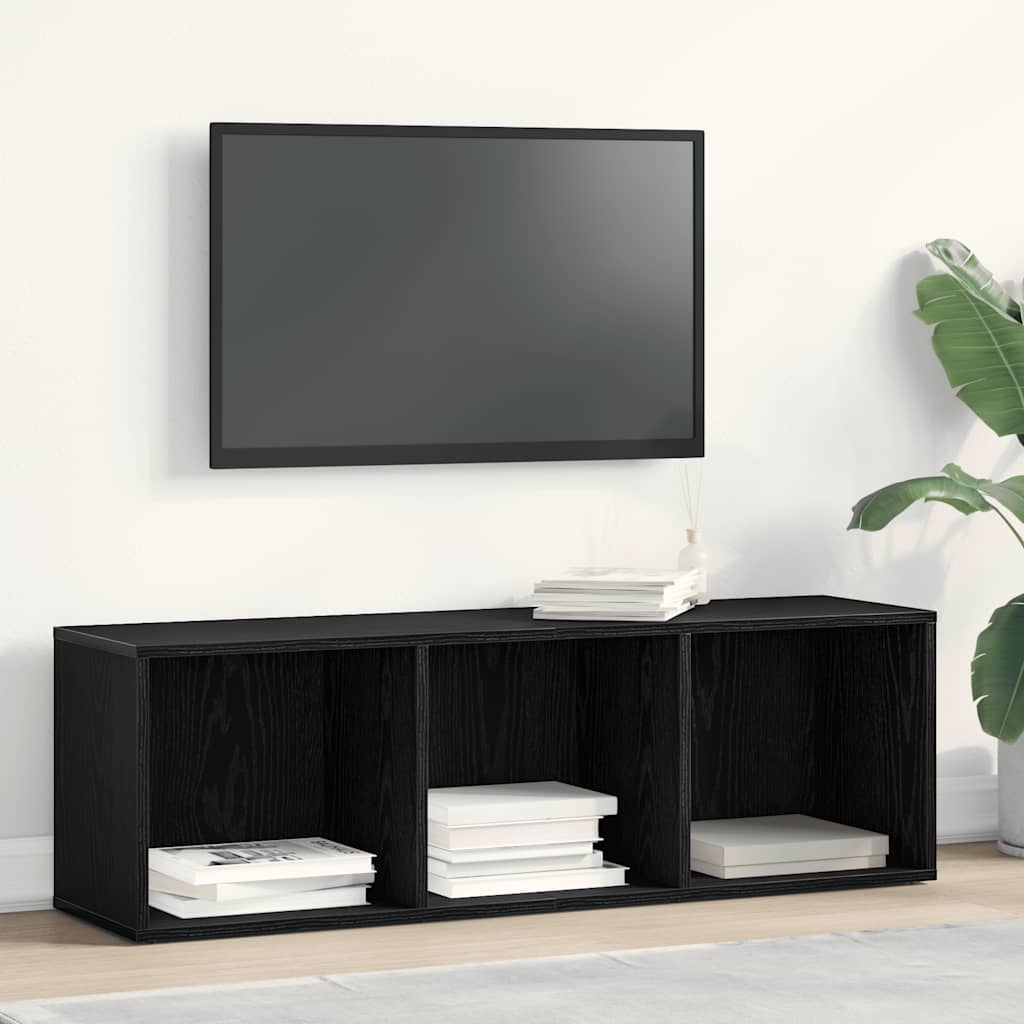Bookshelf Black Oak Look 36 x 30 x 114 cm Engineered Wood
