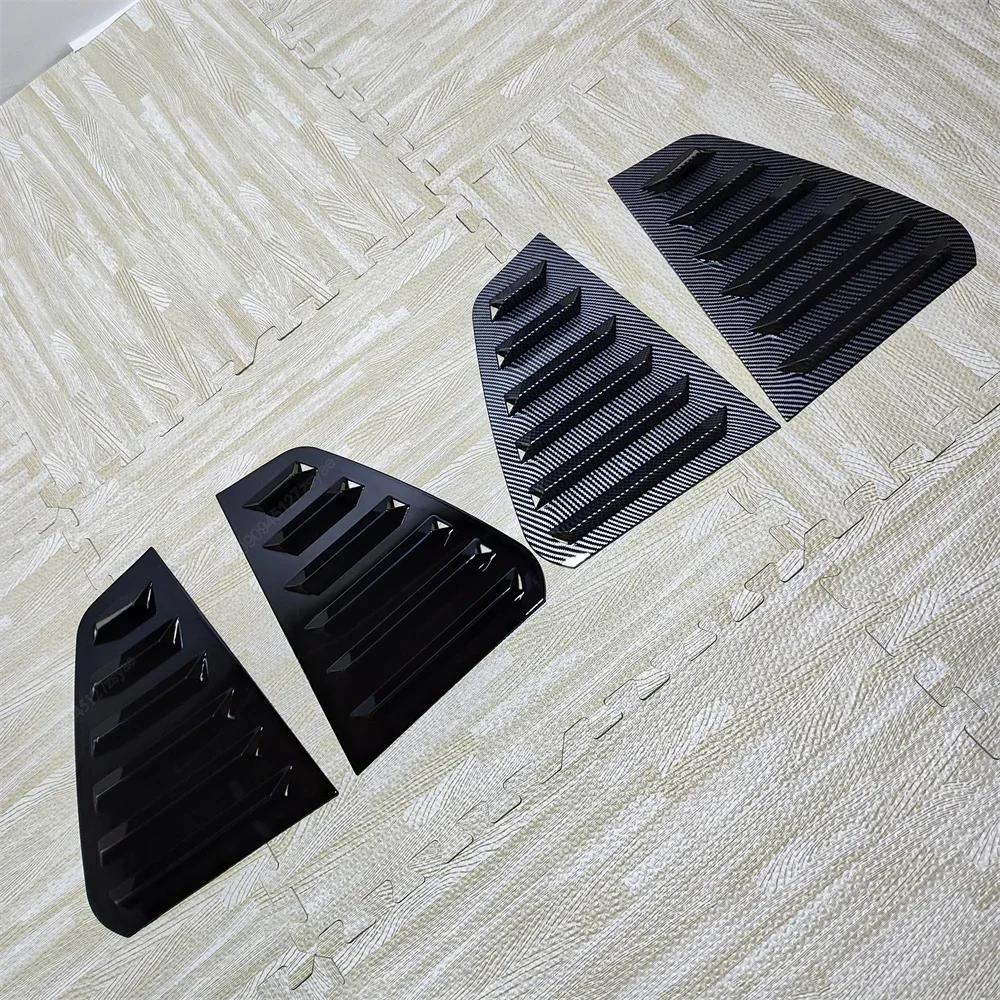 2Pcs Rear Side Window Louver Air Vents Windshield Cover For VW Golf 7 7.5 MK7 MK7.5 GTI GTD TSI TDI R R-Line 2013-2020 Tuning