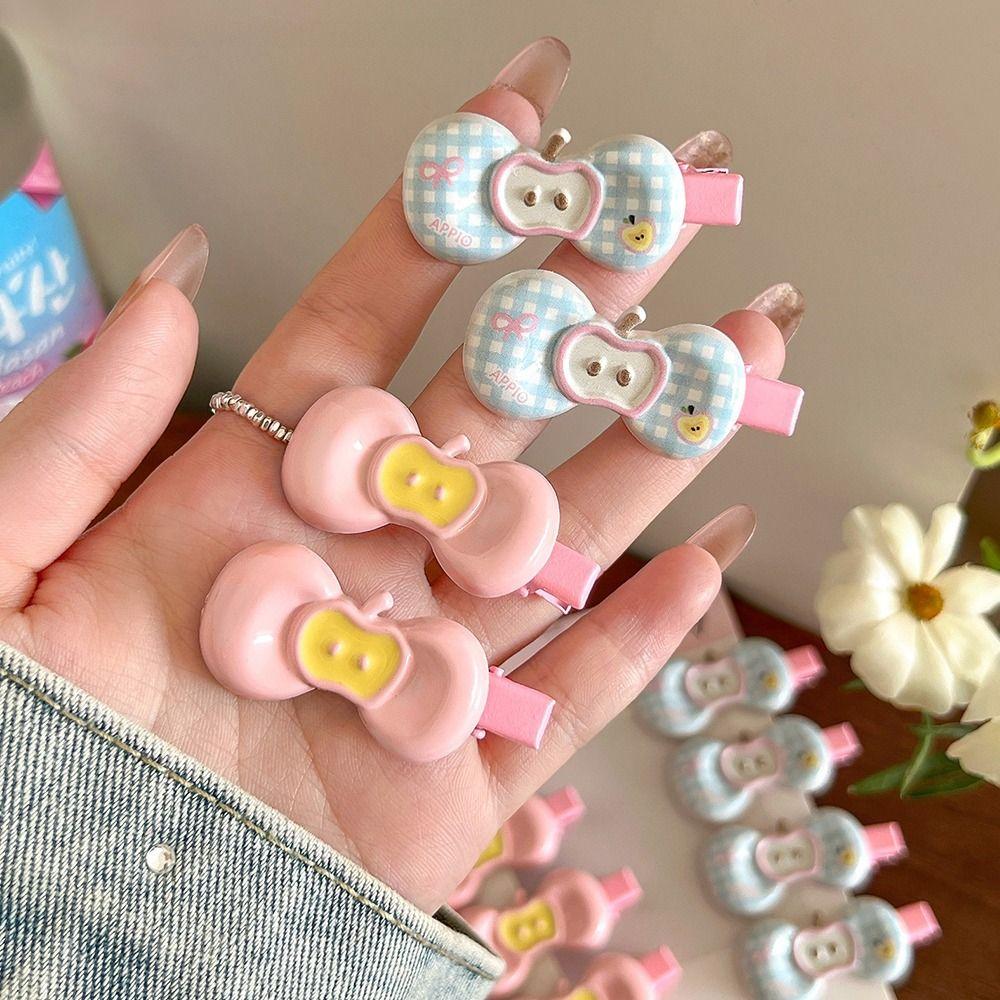 Bowknot Bow Hair Clip Cartoon Girl's Hair Clip New Duckbill Hair Clip for Girls Daily Hair Styling