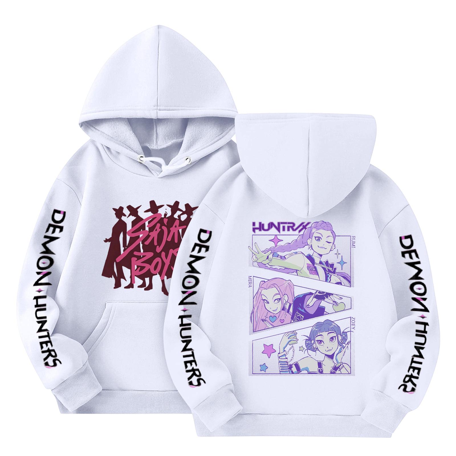 

Толстовки для девочек-подростков, толстовки с длинным рукавом, пуловер с завязками, симпатичная толстовка большого размера 140 белый