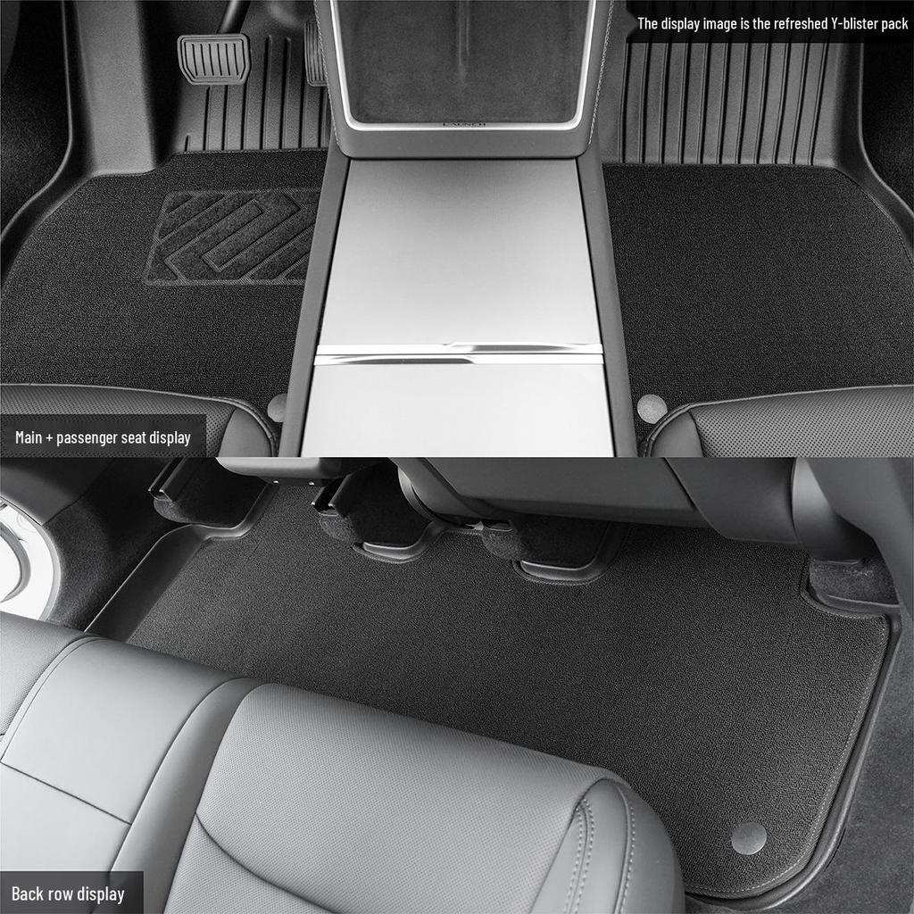 Tesla Model 3/Model Y TPE Floor Mats & Trunk Accessories for Version 25