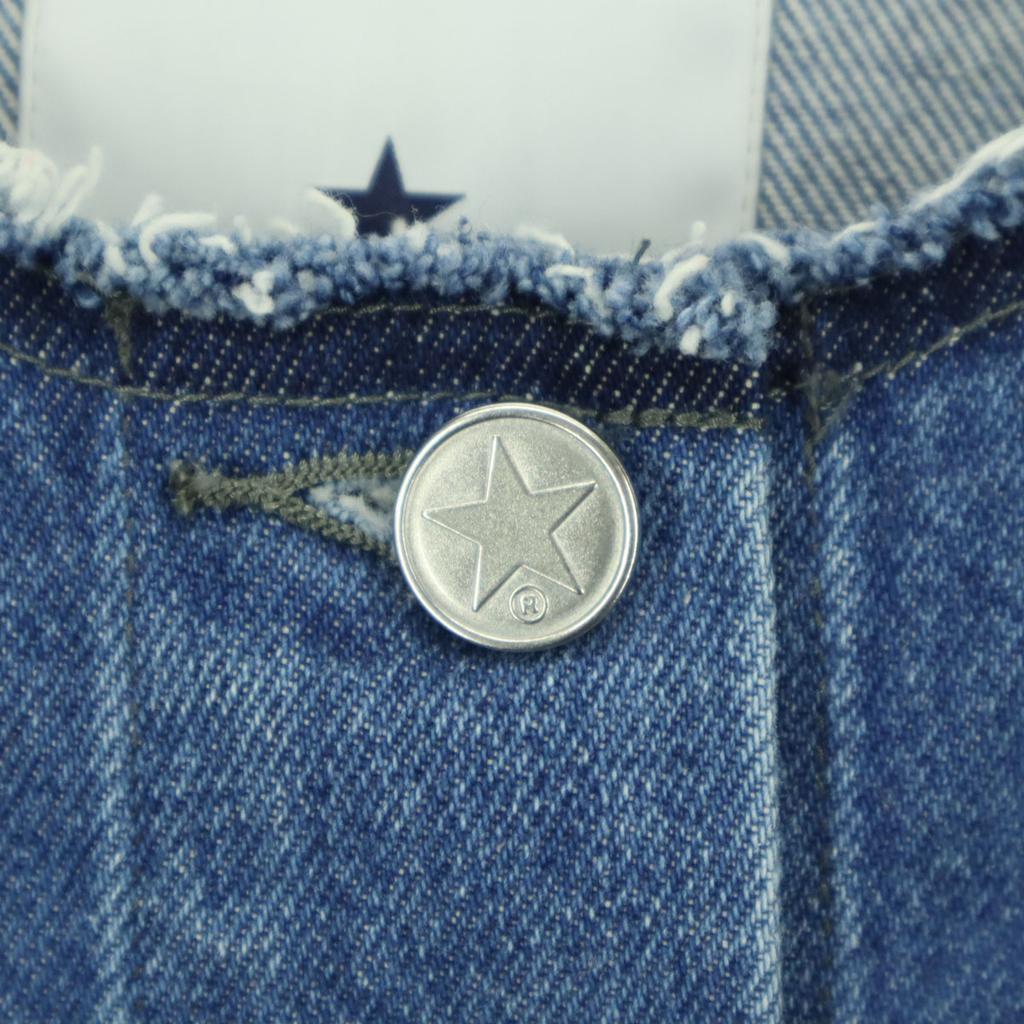 CONVERSE TOKYO Tillverkad i Japan Bomull Långärmad Ingen färg Jeansjacka Dam Begagnad