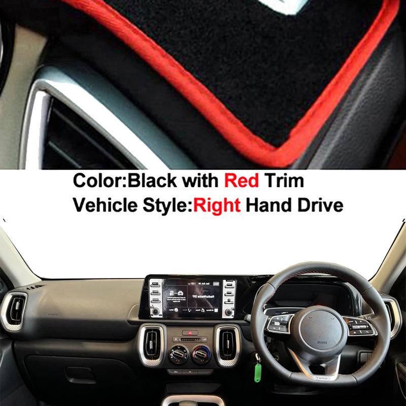 Car Dashboard Cover DashMat for Kia Sonet 2025 2025 2025 2025 Avoid Light Pad Accessories Anti-UV Case Carpet Car Accessories