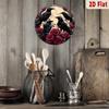 Gothic Raven and Rose Metal Wall Art Halloween Decor