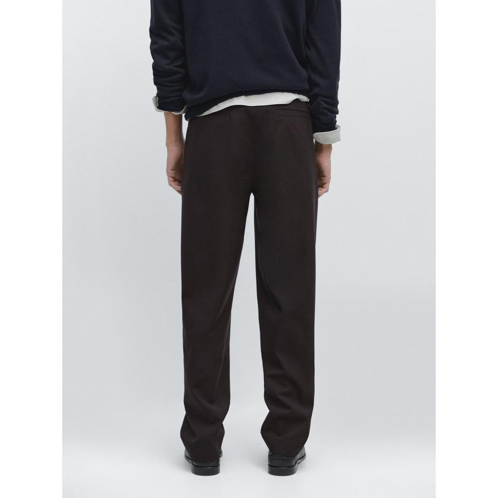 Masimodutti Structured Cool Wool Pants