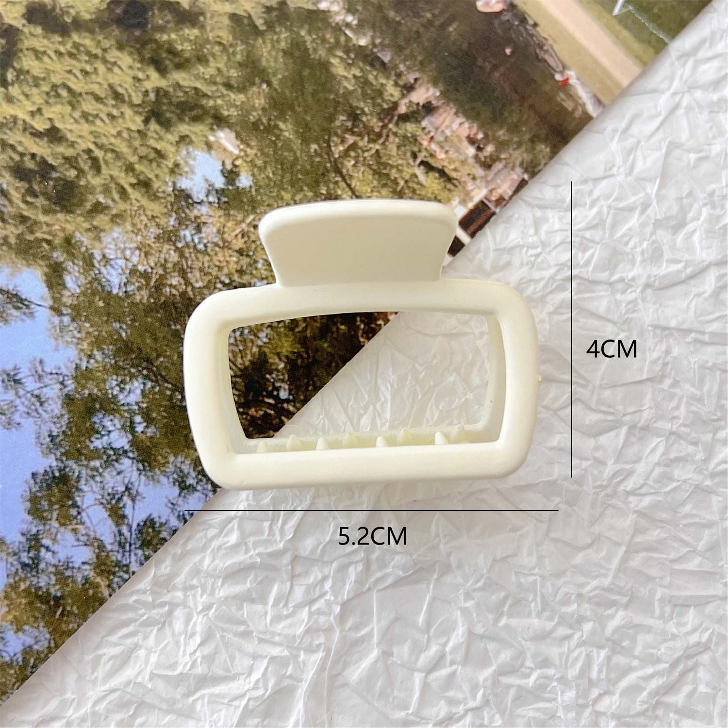 

Квадратный маленький коготь для волос модный сплошной зажим для захвата женский затылок принцесса акула зажимы для волос головной убор аксессуары для волос белый