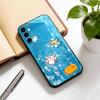 Beautiful cartoon Phone Case Black Silicone Soft For Samsung Galaxy A73,A72,A71,A70,A53,A52,A51
