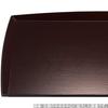 Made in Easy to 3 Shaku Long Rectangular Wood Shintame SL x x J-Kitchens Placemat, Tray, Japan, Use, (1.5 ft) High-Edged, Grain, (39.4cm 28.4cm 2cm)