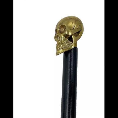 Skull Girl Antique Handle Head VICTORIAN Style Designer Walking Stick Cane