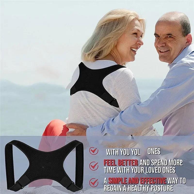Adjustable Back Posture Corrector Medical Brace Shoulder Support for Humpback Prevention and Back Health Care