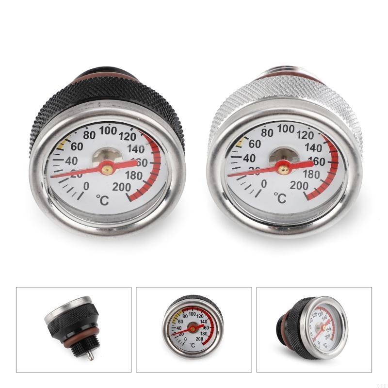 X6HF Motorbike Oil Temperature Gauge M20x1.5 Engine Valves Cover Oil Filler Caps