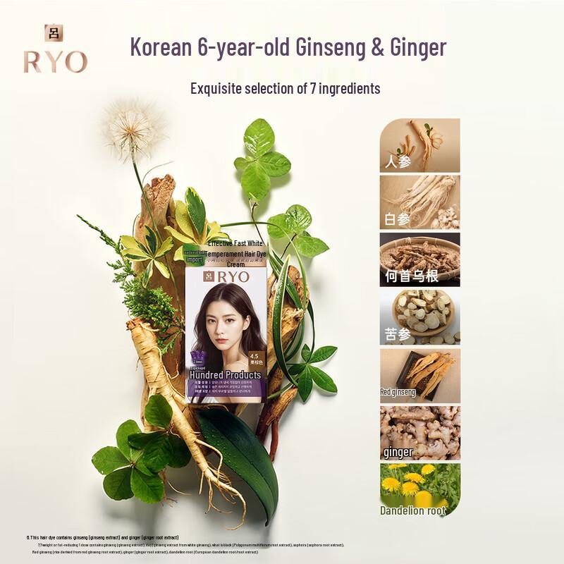 Ryo Maillard Chestnut Brown Plant-Based Hair Dye