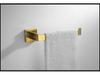 304 Stainless Steel Bathroom Set: Square Rack, Coat Hook, Toilet Paper Holder, and Brush