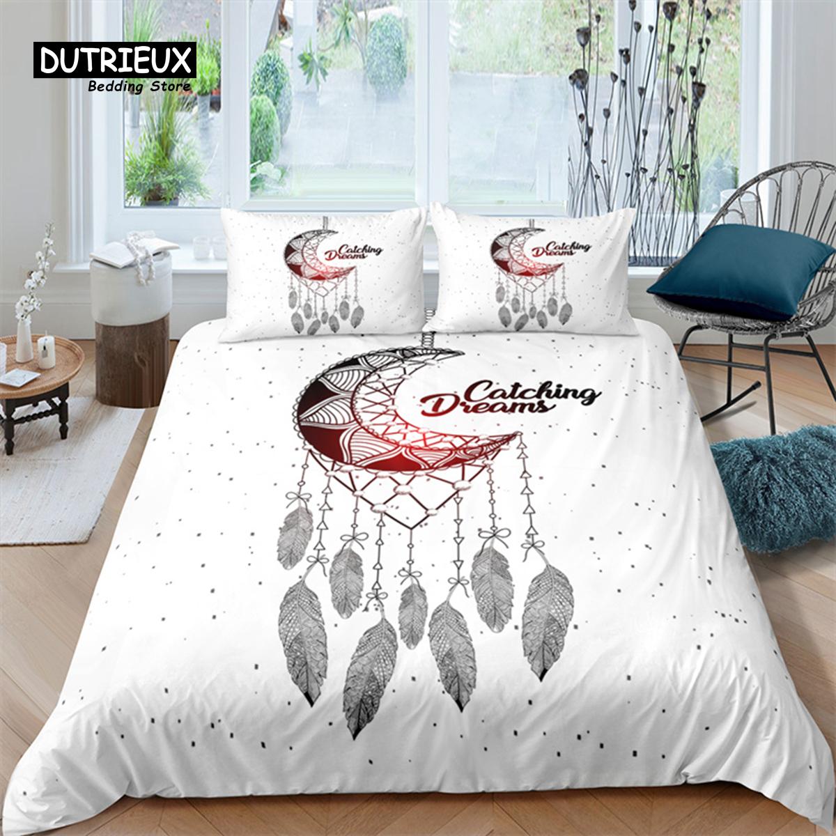 

Роскошный 3D-принт «Ловец снов» для дома, комфортный комплект постельного белья, наволочка, размер Queen и King, размеры EU/US/AU/UK (135x200cm)