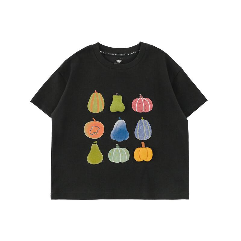 Youyou Girls  Antibacterial Fruit Print Short Sleeve T-Shirt 90cm