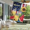 1pc Summer Outdoor Lemonade Garden Banner  Garden Decor Double Sided, Home Decor, Yard Decor, Decor, Lawn Decor, Flag Only (6)