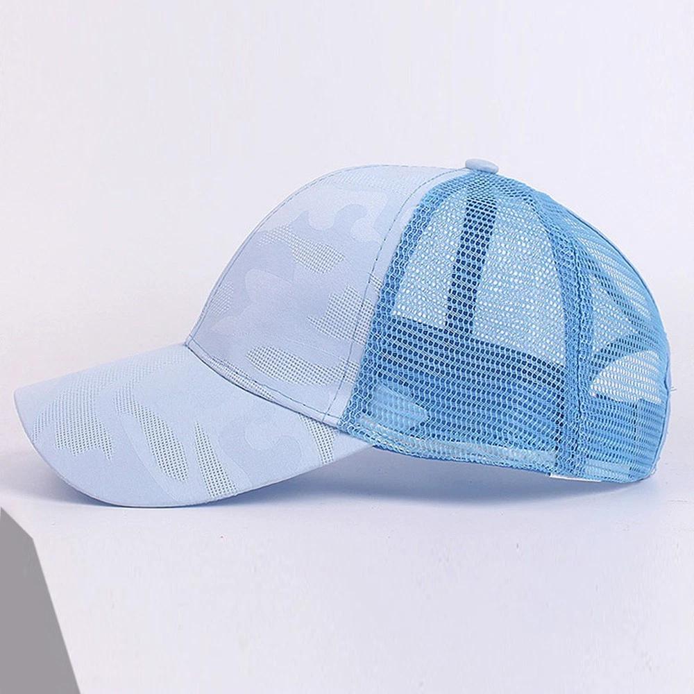 Adjustable Baseball Cap Comfortable Outdoor Visor Hat Unisex Baseball Cap Camouflage High Ponytail Baseball Cap For Early
