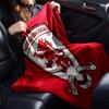 Red Lion Football Club Flannel Blanket, Soft Polyester, Modern Design, All-Season for Camping, Travel, Gifts for Holidays or Birthdays