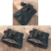 Denim Skirt Women Summer Retro High Waist Spliced Pattern For Casual Chic Look