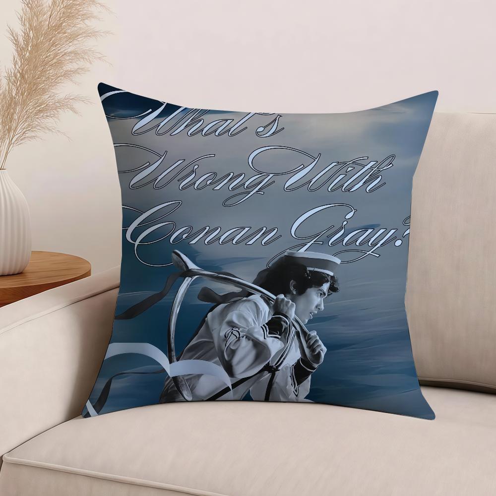 Singer Conan Gray Wishbone Pillow Case Office Cushions Suitable For Sofa Car Bedroom Decorative Cushion Cover