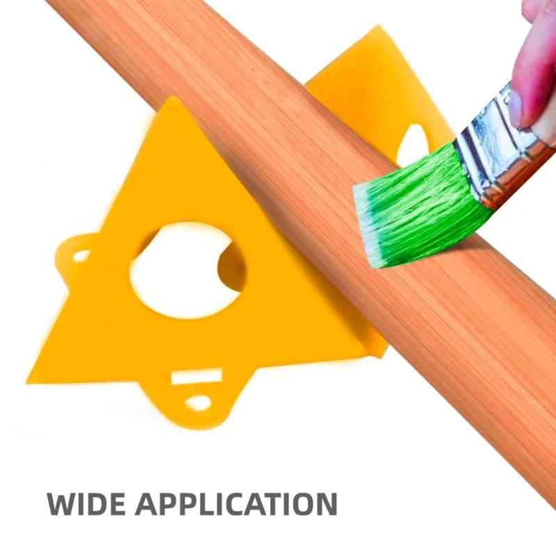 38Pcs Pyramid Painting Stands Plastic Mini Paint Stand Painting Triangle Stand Set High Strength Canvas Support