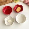 Ceramic Dipping Sauce Dish High-Temperature Ceramic Snack Serving Dish Decorative Serving Bowl for BBQ Snacks Vinegar