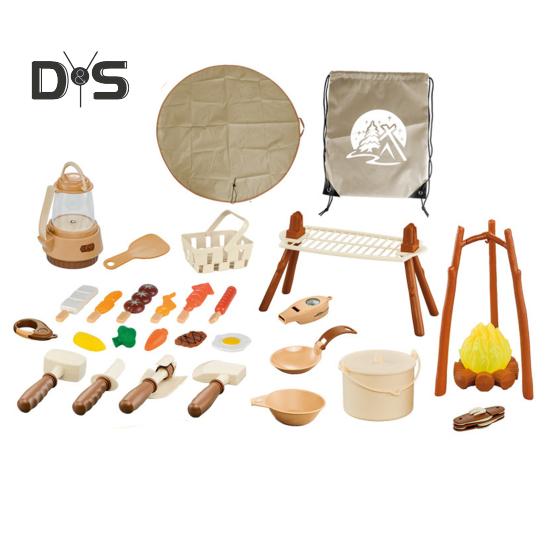 Kinder Outdoor Explorer Set Abenteuer Kit Mini Fernglas Kinder Kompass Pfeife Lupe Fangbox Zelt Mesh Sand Design Lernspielzeug