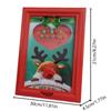 Candy Dispenser Picture Frame Christmas Reindeer-Themed Frame Holder Holiday Christmas Decor Candy Dispenser Frame Ornament
