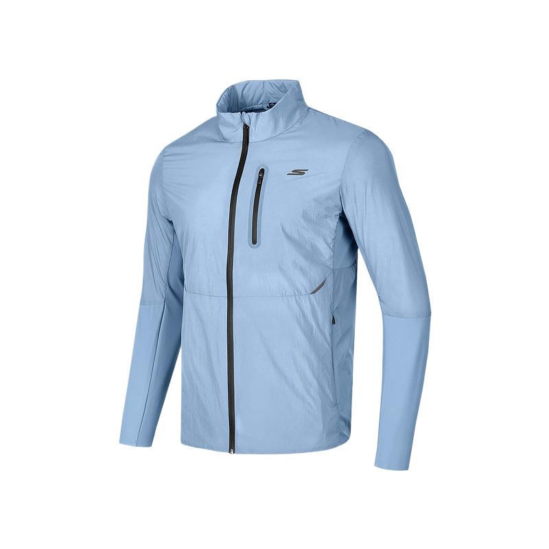 Skechers Comfortable Breathable Soft Loose Jacket Men Jackets Storm-Blue P424M212-02N8 XXXL