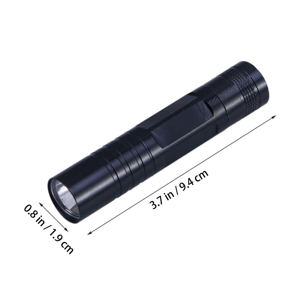 Mini LED Torch Ultra Bright Portable Waterproof Aa Battery Powered Flashlight 20H for Walking Cycling
