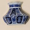 Modern Chinese Ceramic Wall Hanging Vase for Hallway or Hotel Corridor Decor